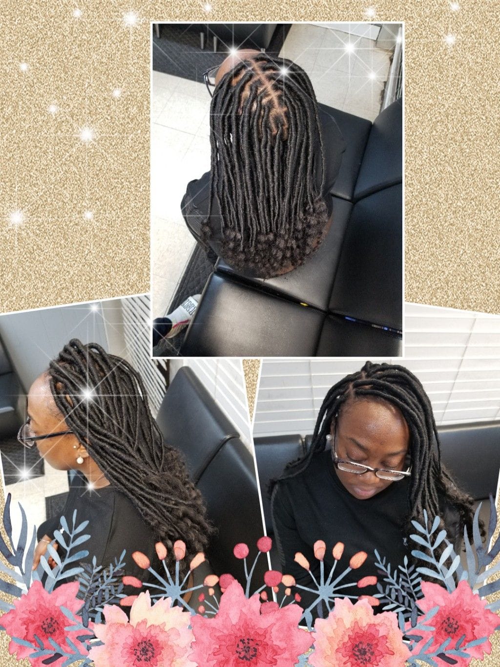 Goddess faux locks! Thank you felicia wares for trusting us