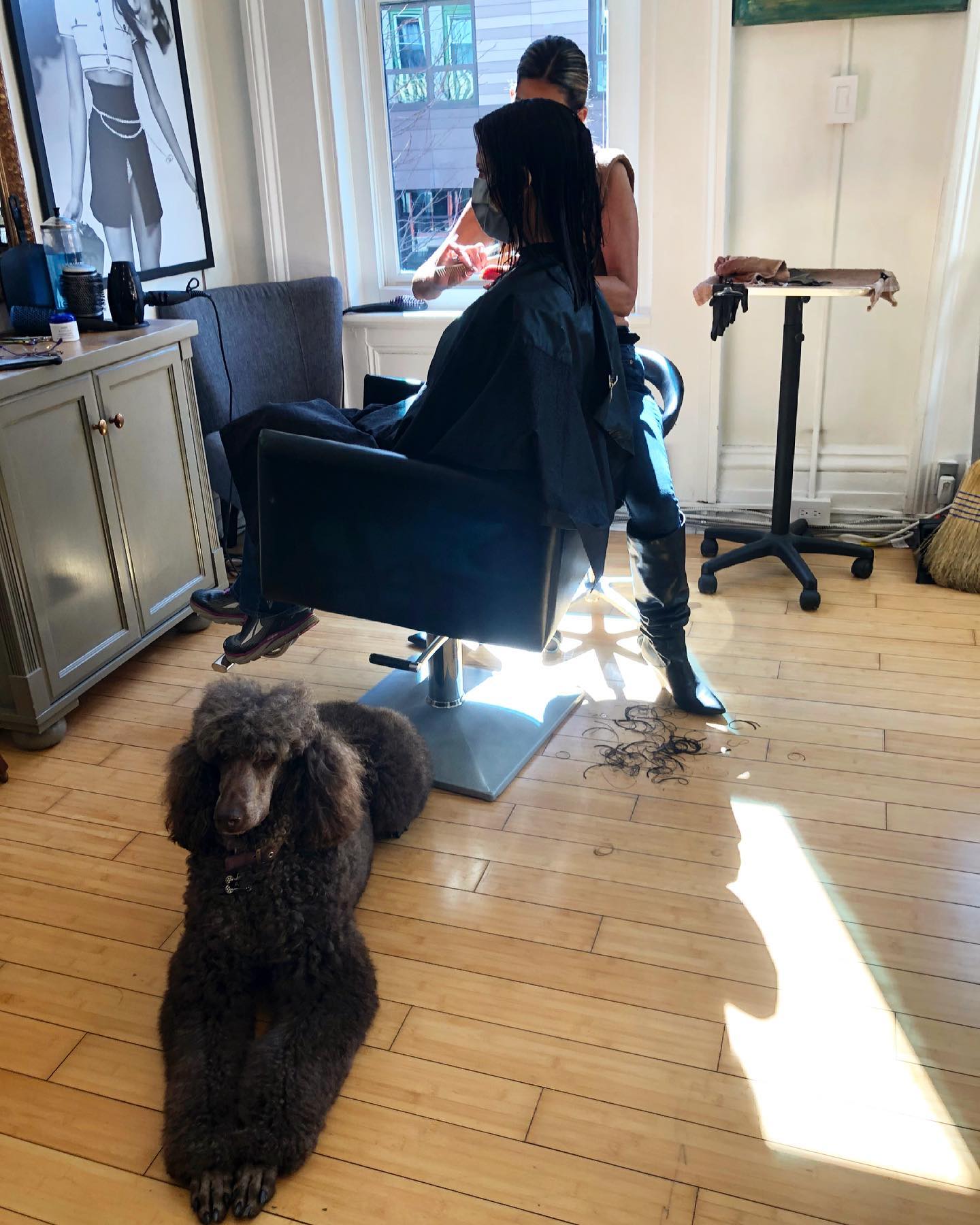 Someone came to visit Julie Stone Salon today