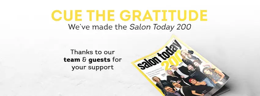 We are honored to be recognized in Salon Today’s prestigious 2020 Salon Today 200.