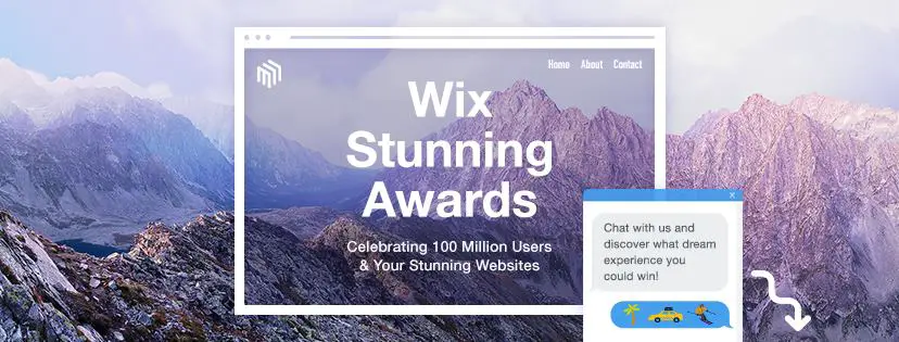 To celebrate our 100 million users, we’re launching The Wix Stunning Awards!