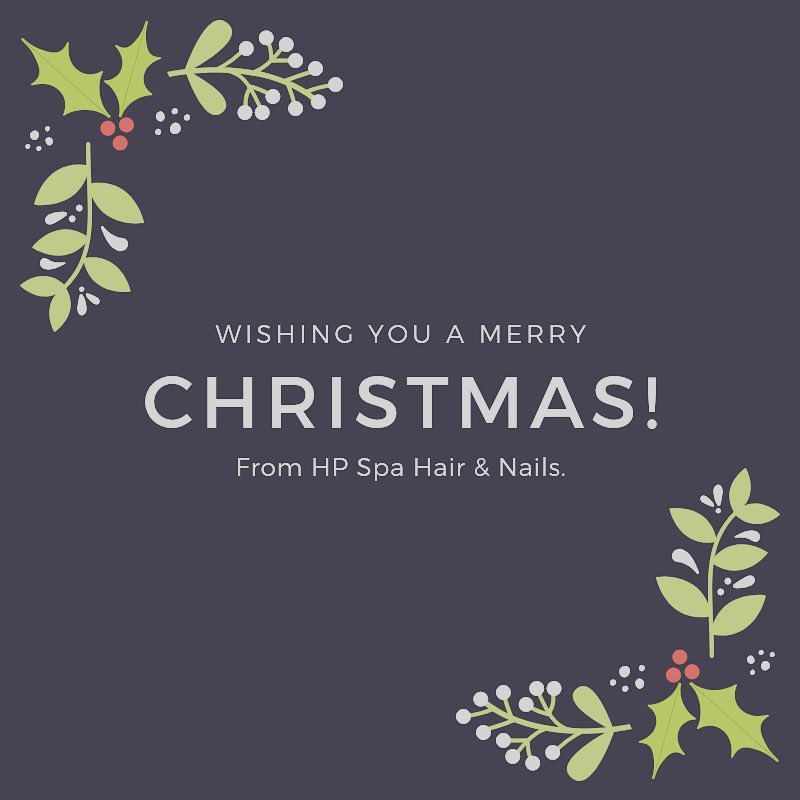 Merry Christmas everyone! We here at HP Spa are hoping that everyone is having a wonderful and safe holiday! .