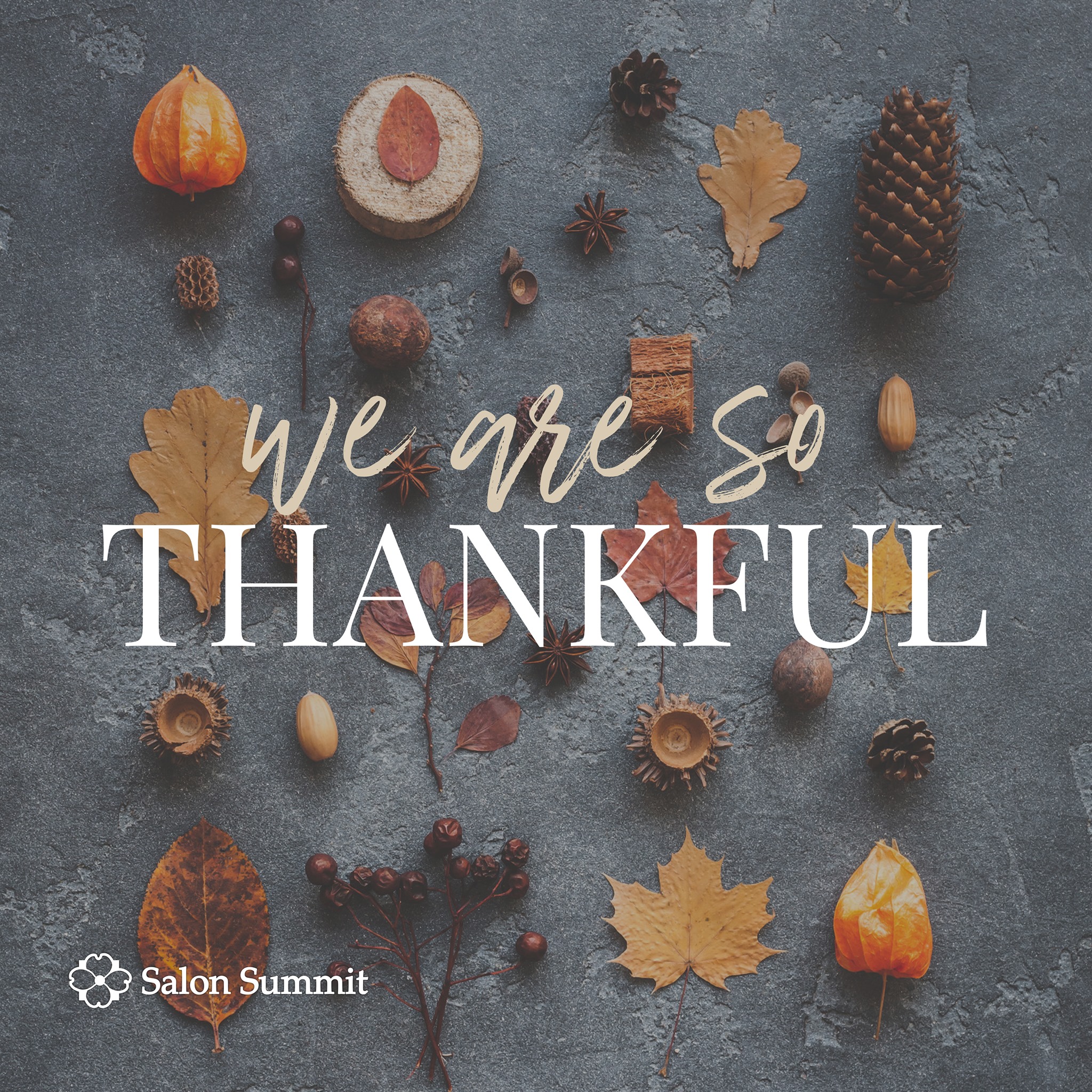 Now more than ever, we are incredibly thankful for our clients, community and team.