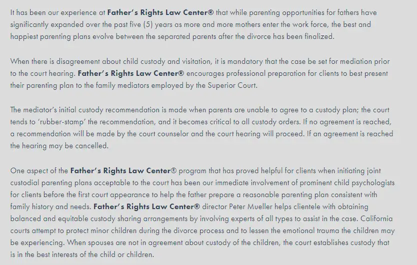 Father’s Rights Law Center