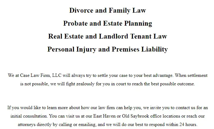 Case Law Firm, LLC