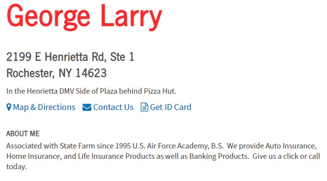 George Larry - State Farm Insurance Agent