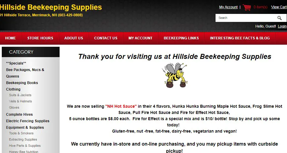 Company logo of Hillside Beekeeping Supplies