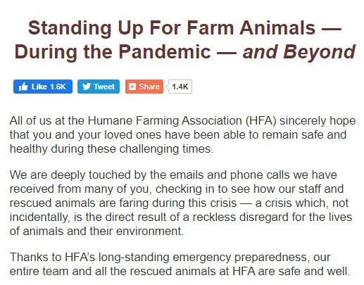 Humane Farming Association