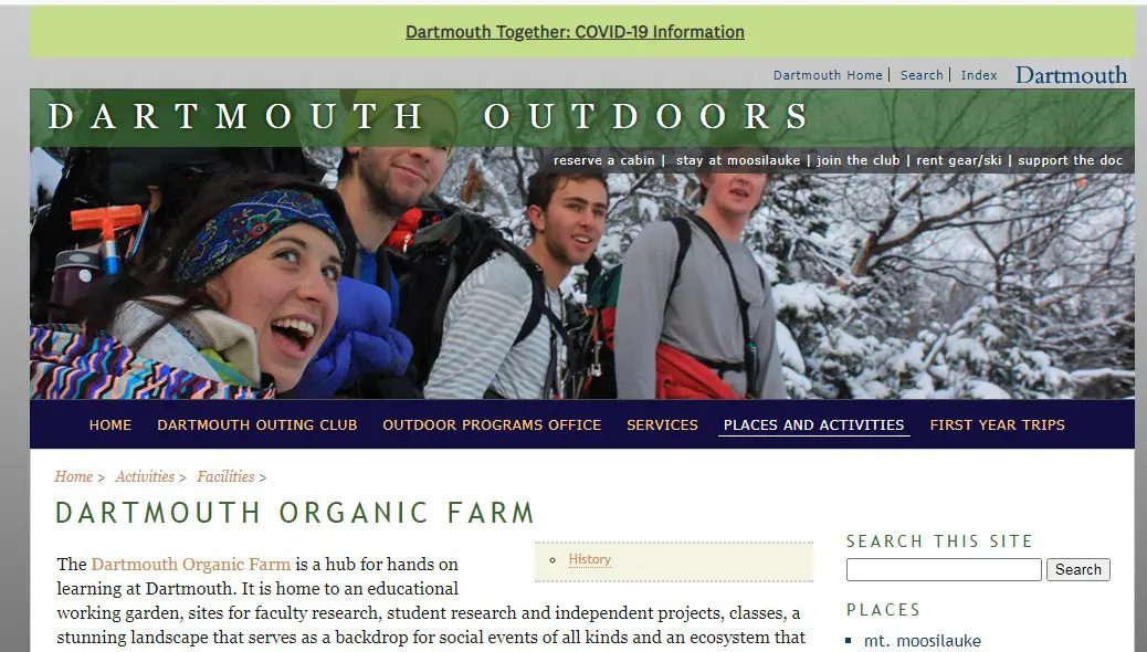 Business logo of Dartmouth Organic Farm