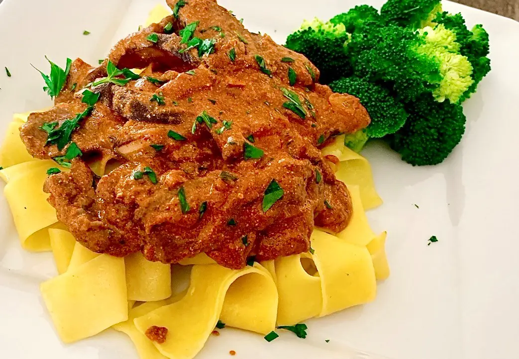 This recipe for Beef Stroganoff from Perdue Farms Ambassador 2 Dads With Baggage is bursting with flavor.