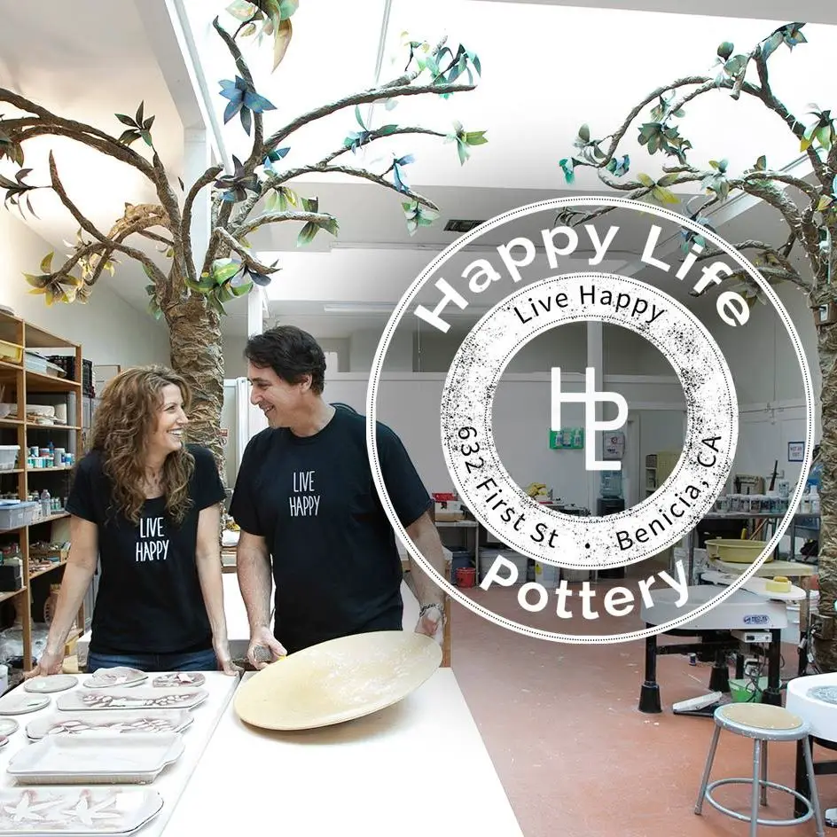 Business logo of Happy Life Pottery and Gallery