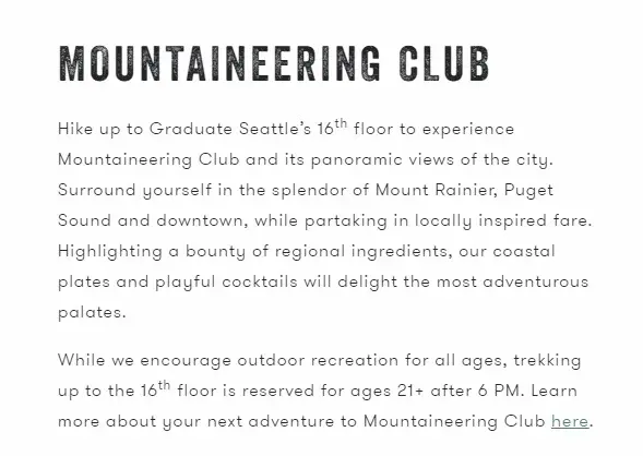 The Mountaineering Club
