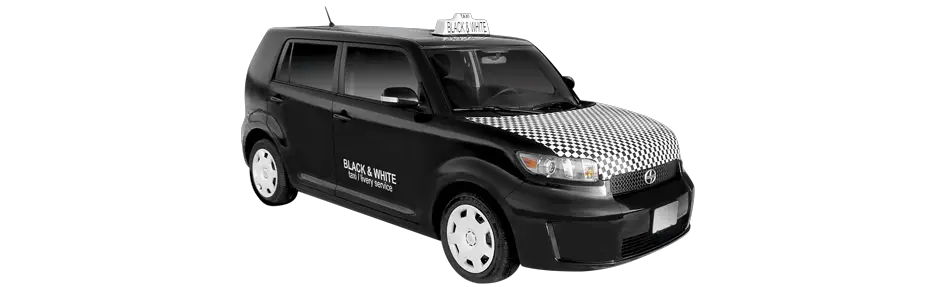 Black & White Taxi