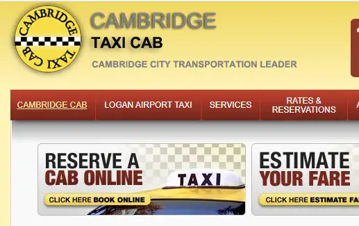 Cambridge Taxi Cab