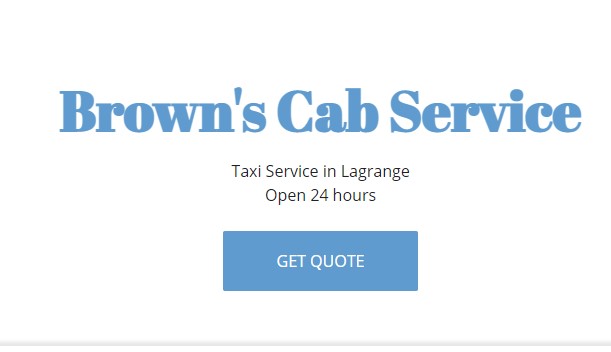Business logo of Brown's Cab Service