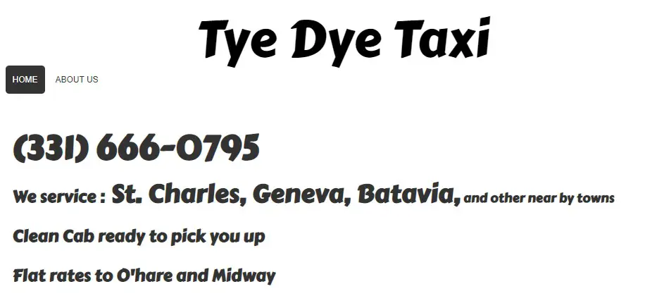 Tye Dye Taxi