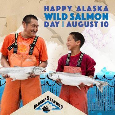 Help us celebrate Alaska Wild Salmon Day by updating your profile photo for the day
