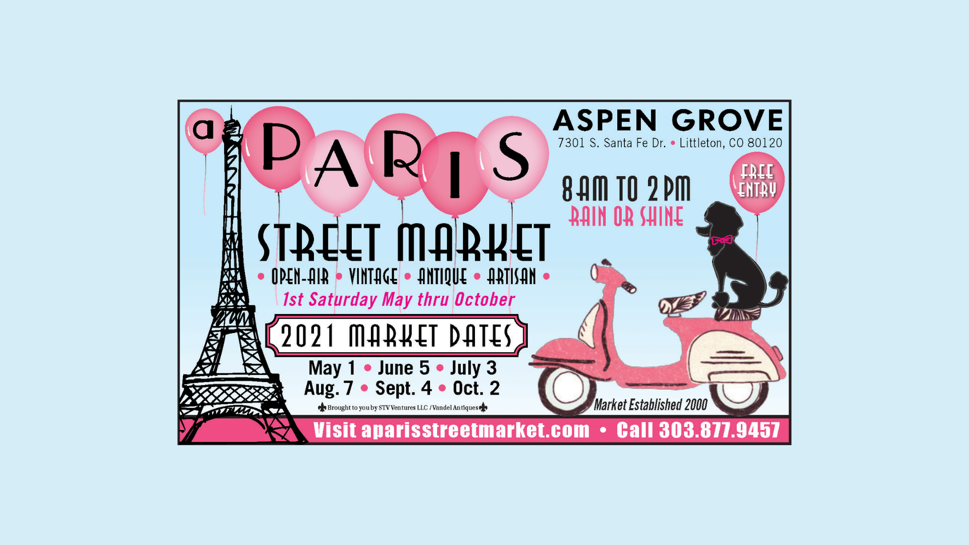 A Paris Street Market at Aspen Grove