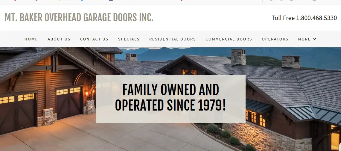 Company logo of Mt. Baker Overhead Garage Doors Inc.