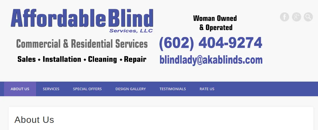 Company logo of Affordable Blind Services LLC