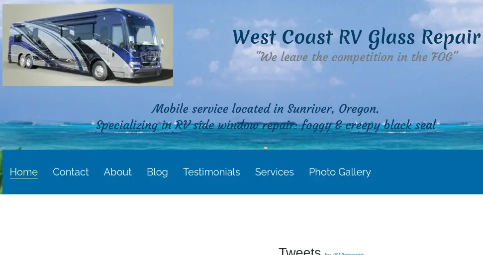 Company logo of West Coast RV Glass Repair