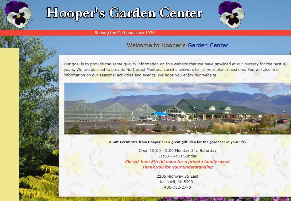 Company logo of Hooper's Garden Center