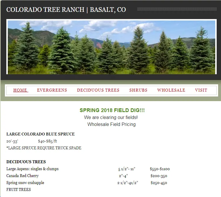 Company logo of Colorado Tree Ranch