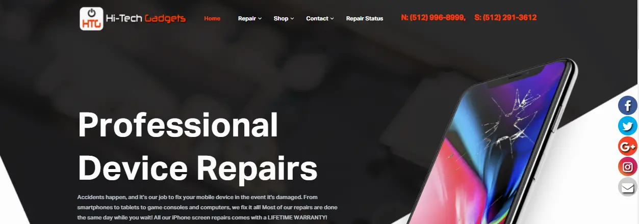 iPhone Repair Austin - Apple Repair Austin - Hi-Tech Gadgets Parmer & Mopac