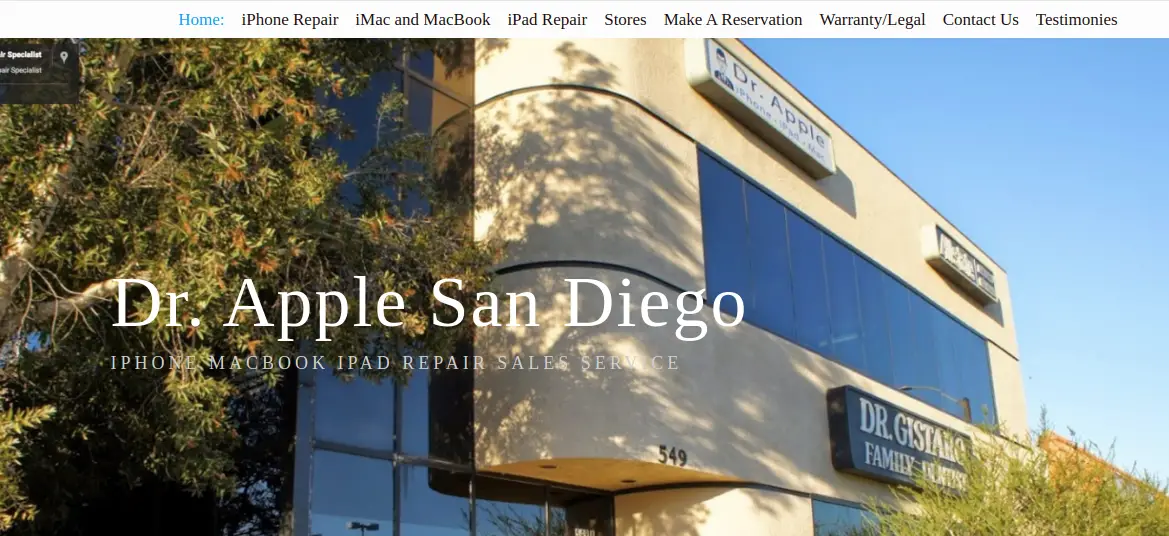 Company logo of Dr. Apple San Diego Macbook iPhone & iPad Repair Specialist