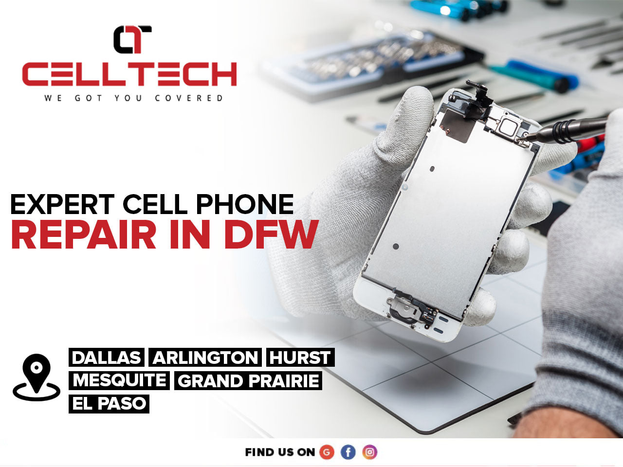 Celltech , Cell Phone Repair Dallas