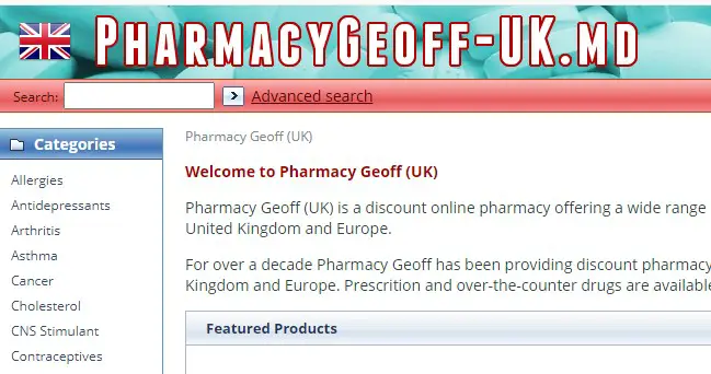 Company logo of PharmacyGeoff (UK)