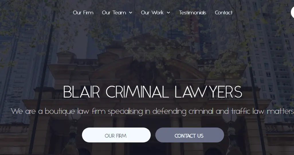 Company logo of Blair Criminal Lawyers