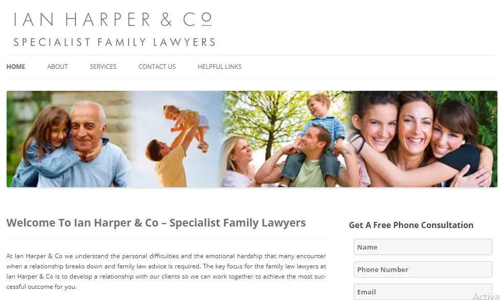 Company logo of Ian Harper & Co - Specialist Family Lawyers