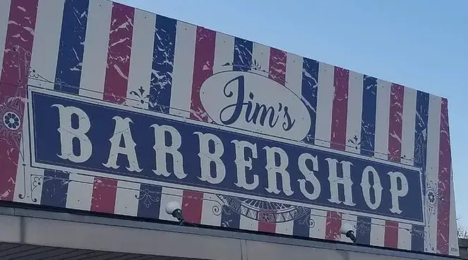 Company logo of Jim's Barbershop (formally Judy's)