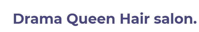 Company logo of Drama Queen Hair salon.