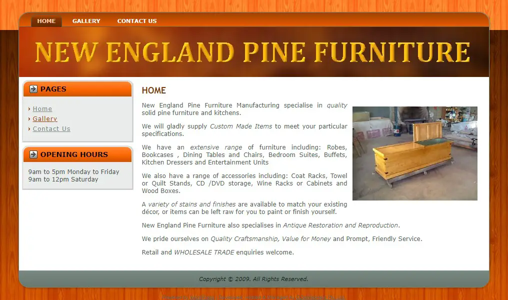 Business logo of New England Pine Furniture