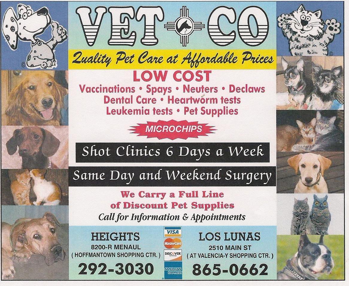 Vetco - Low Cost Pet Veterinary Services