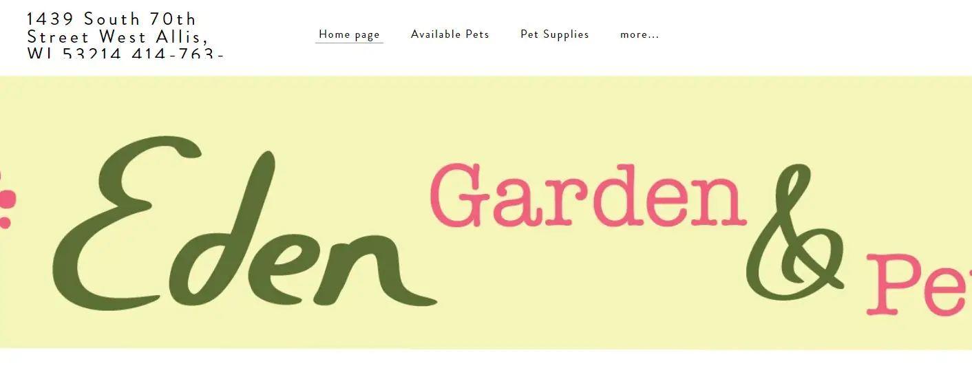 Company logo of Eden Garden and Pets