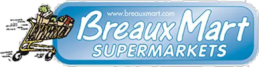 Company logo of Breaux Mart on Magazine