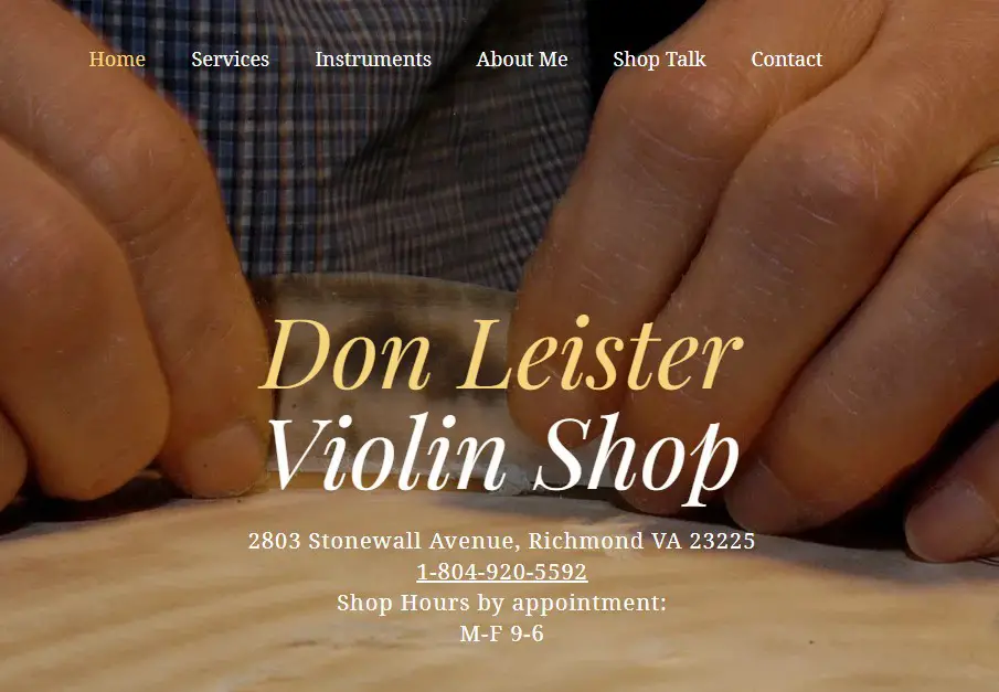 Company logo of Don Leister Violin Shop