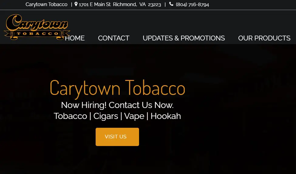 Company logo of Carytown Tobacco