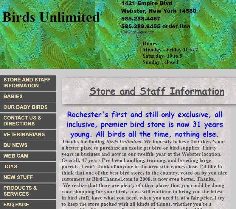 Company logo of Birds Unlimited