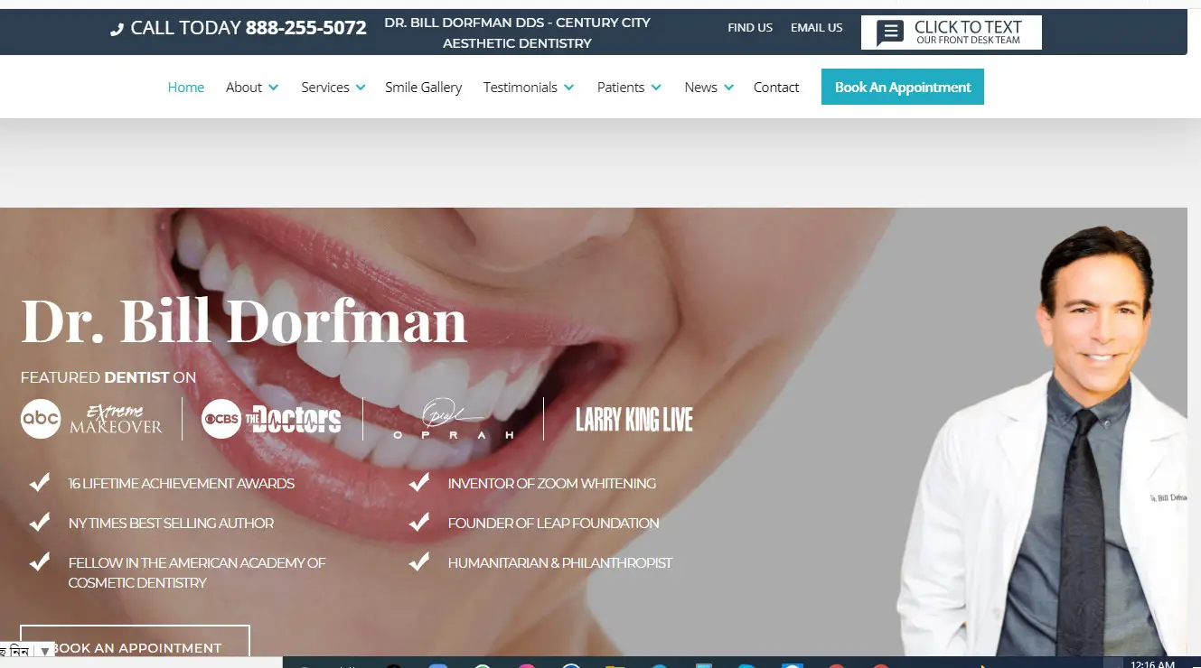 Company logo of Dr. Bill Dorfman, DDS – Century City Aesthetic Dentistry