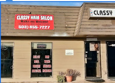 Classy hair salon