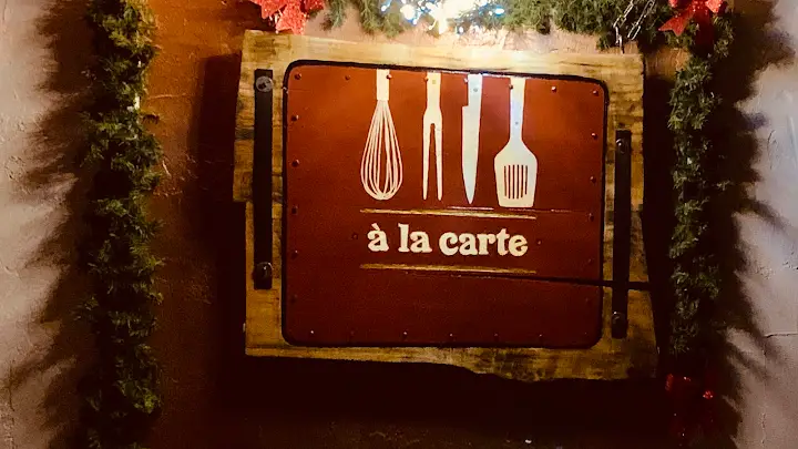 à la carte