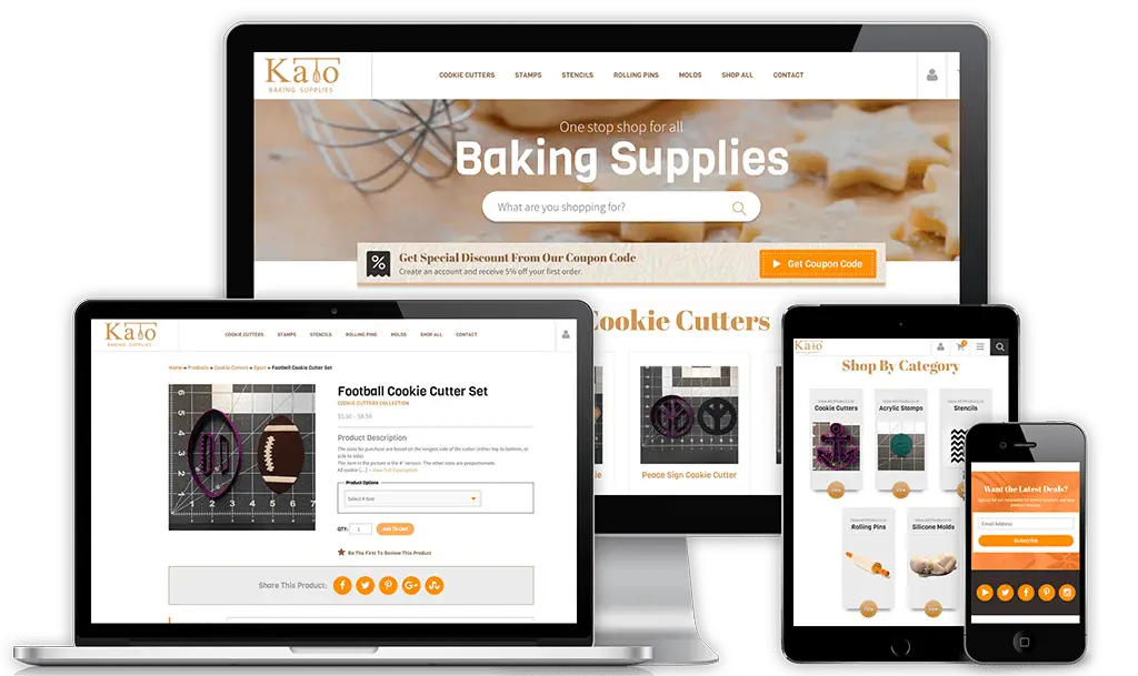 Kato Supplies Website Design