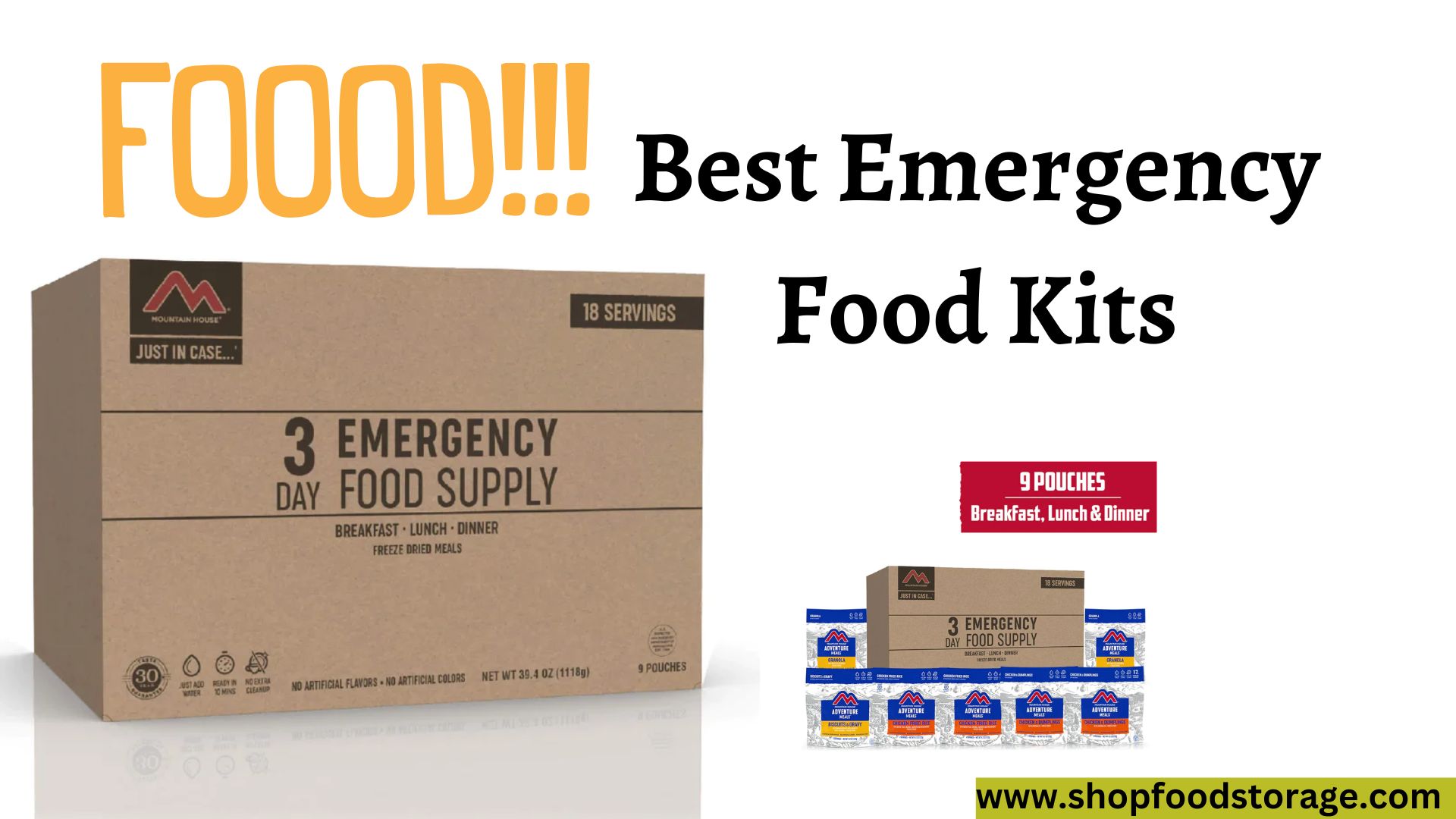 Shop Food Storage is based out of Henderson, Nevada and is family owned and operated. Our mission is to provide you and your family with high quality food storage and survival products at the best possible price!