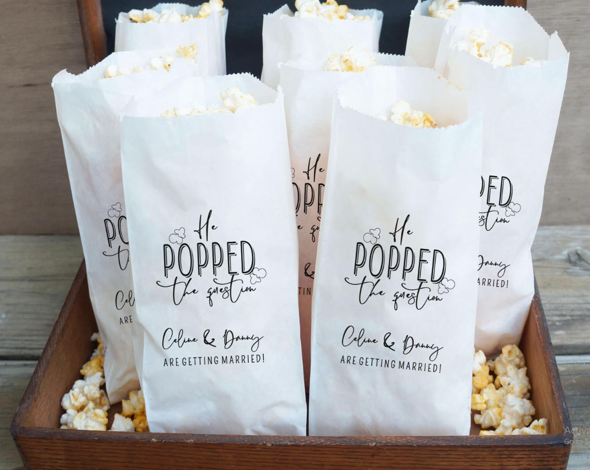 Branded Popcorn Bags