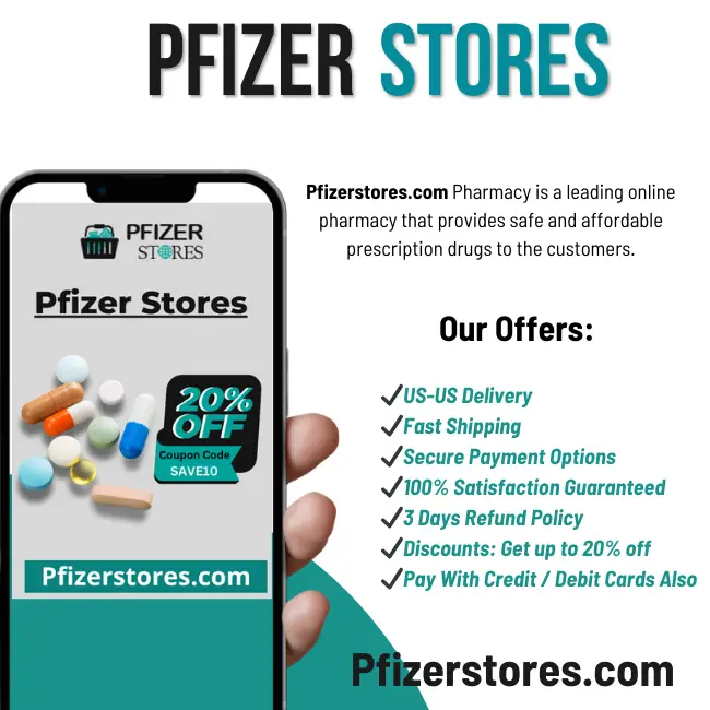 VISIT NOW at PFIZERSTORES.COM
