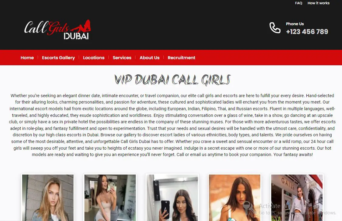 Call Girls Of Dubai