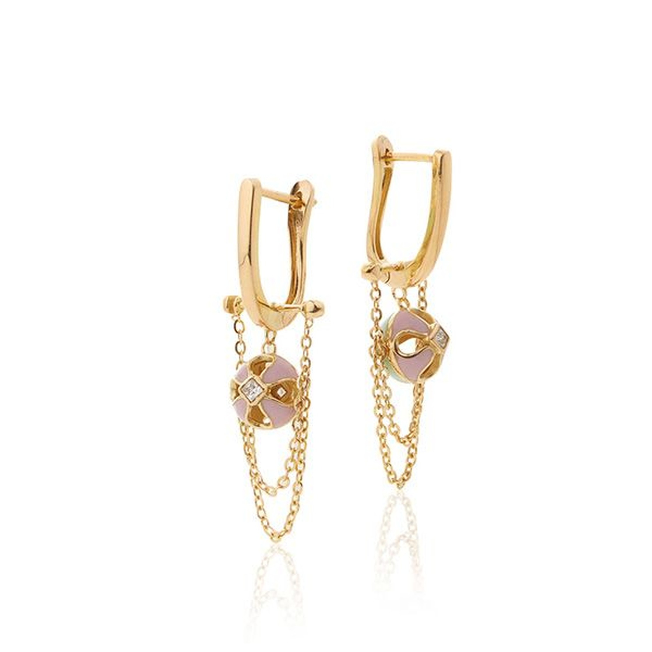 Best Gold Earrings Design | Buy Aida Diamond Chandelier Earrings